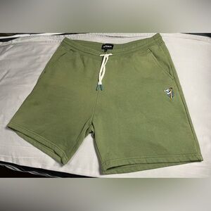 Bonobos Olive Green Fleece Shorts Men L